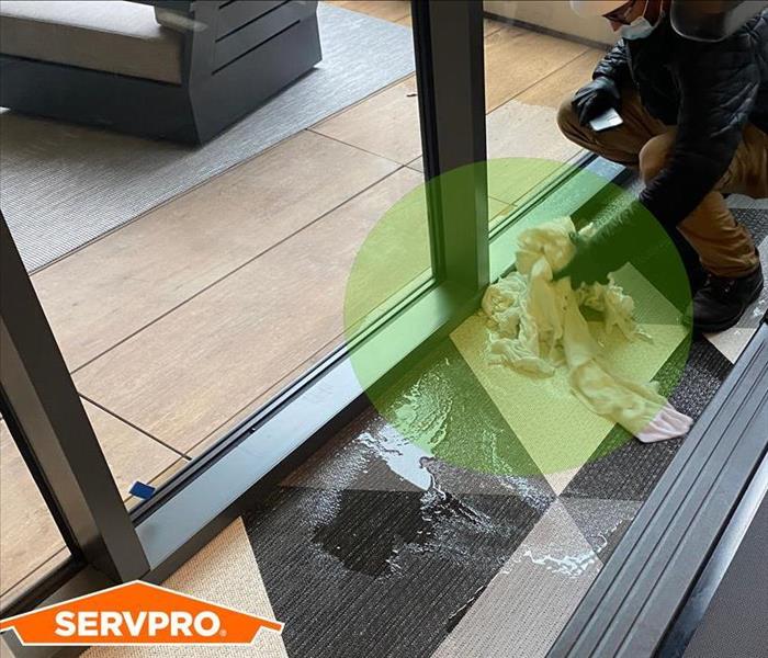 SERVPRO Project Manager performing inspection
